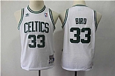 Youth Celtics 33 Larry Bird White Hardwood Classics Jersey,baseball caps,new era cap wholesale,wholesale hats